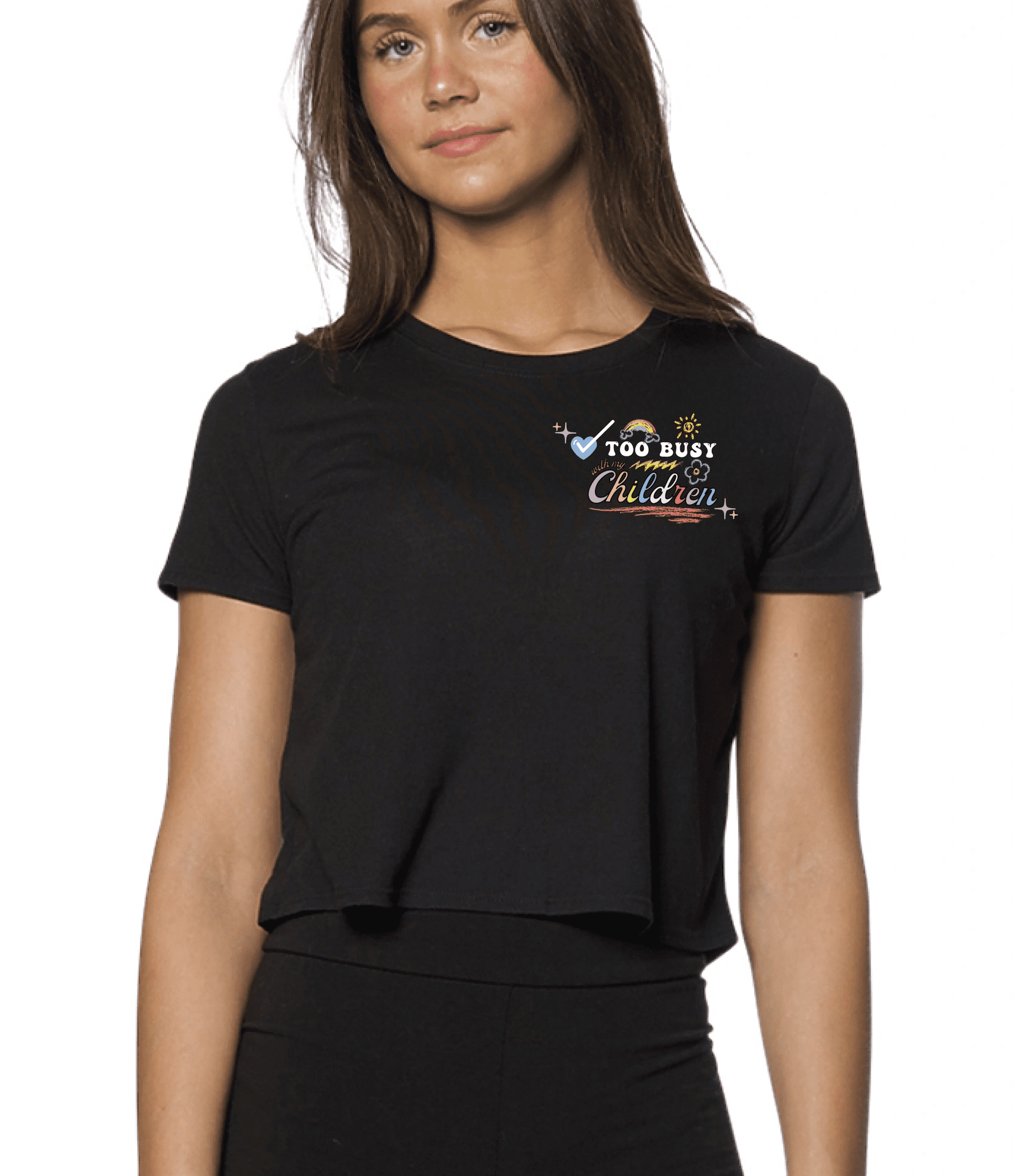 Casual black shirt and shorts outfit